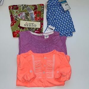 Bundle lot 4 pc Guess , oshkosh and carter brands New